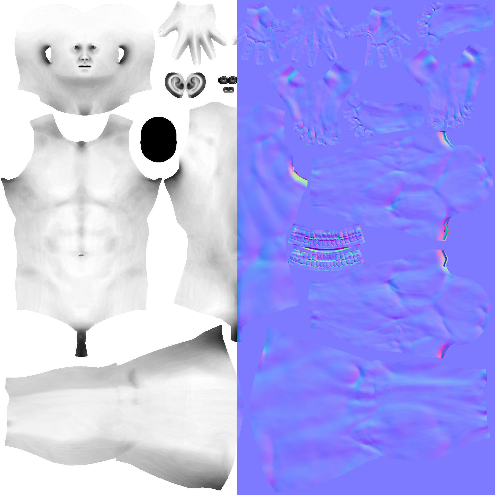 3D Realistic Male with Casual Clothing  Low-poly 3D model_21