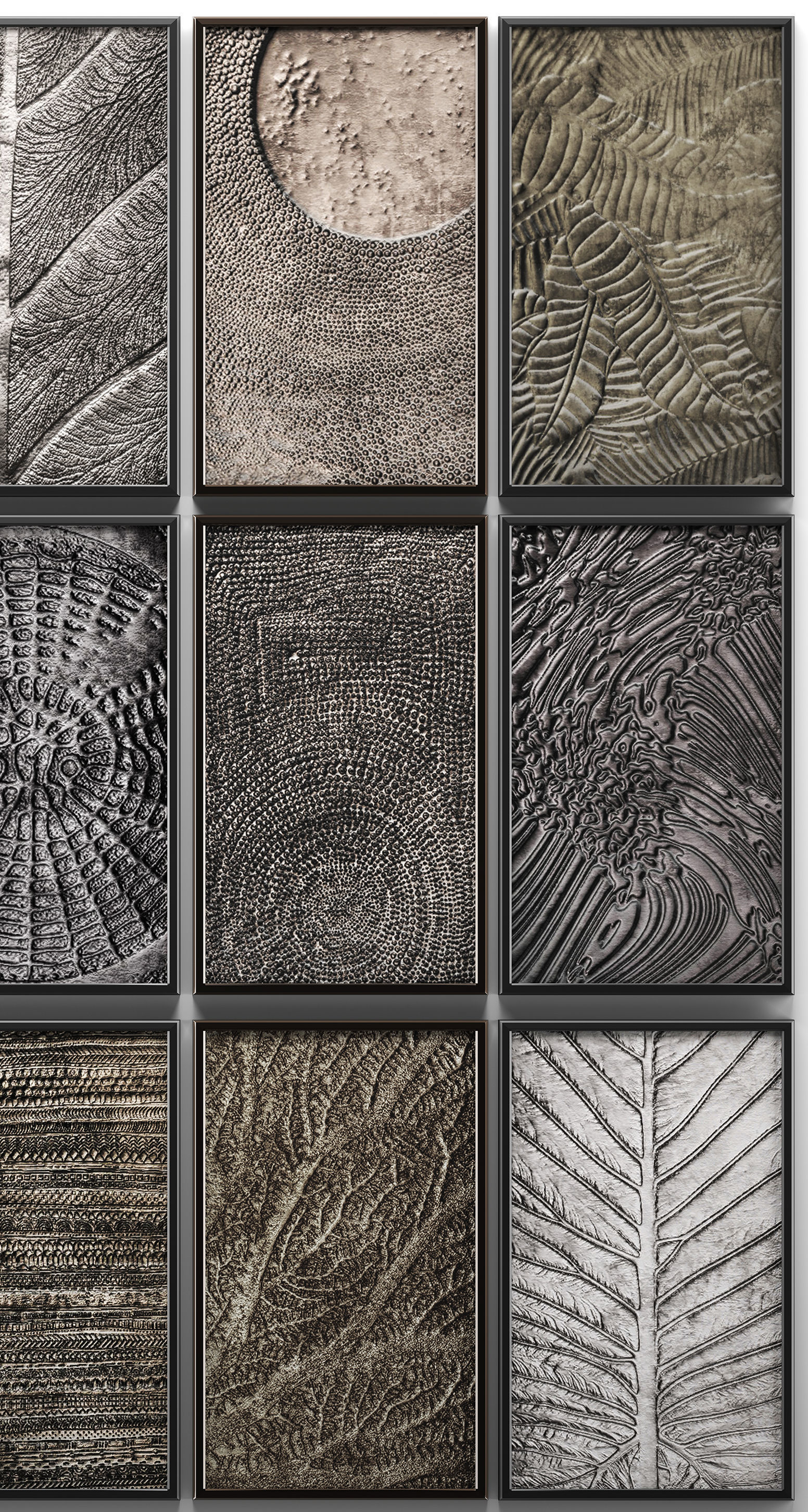 Collection of paintings for walls 9 3D model_5