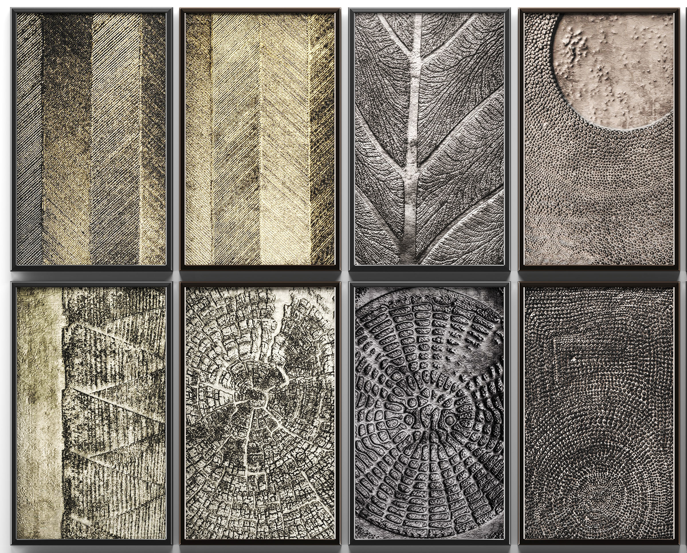 Collection of paintings for walls 9 3D model_1