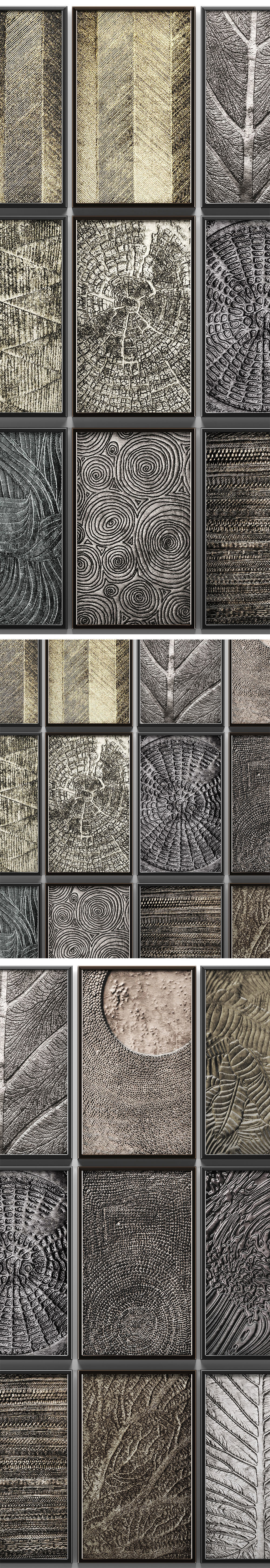 Collection of paintings for walls 9 3D model_10