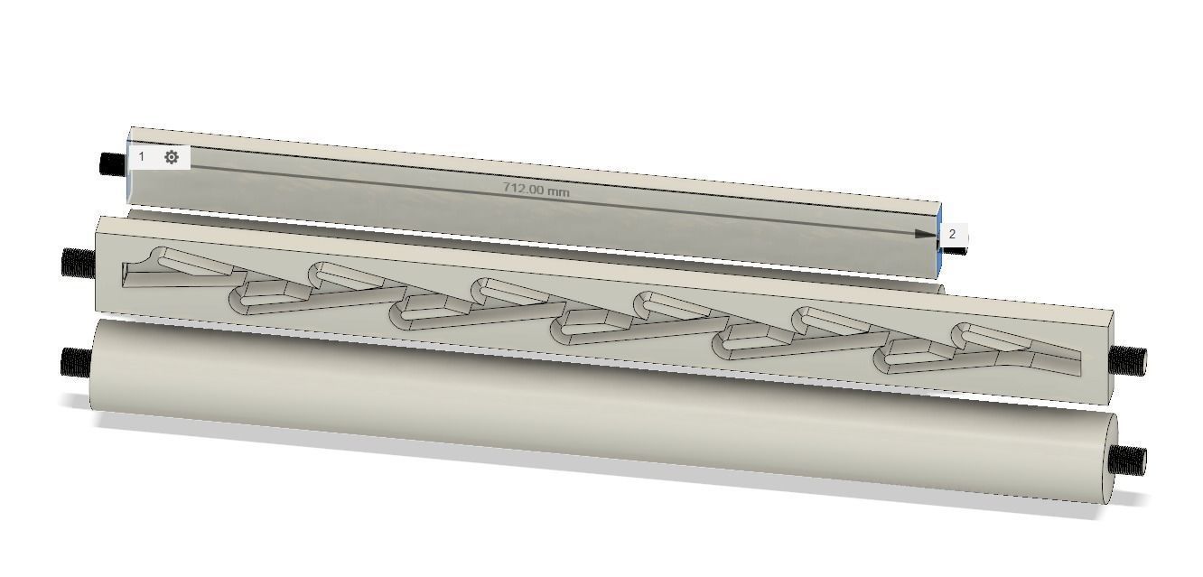 One way valve with no moving parts 3D print model_3