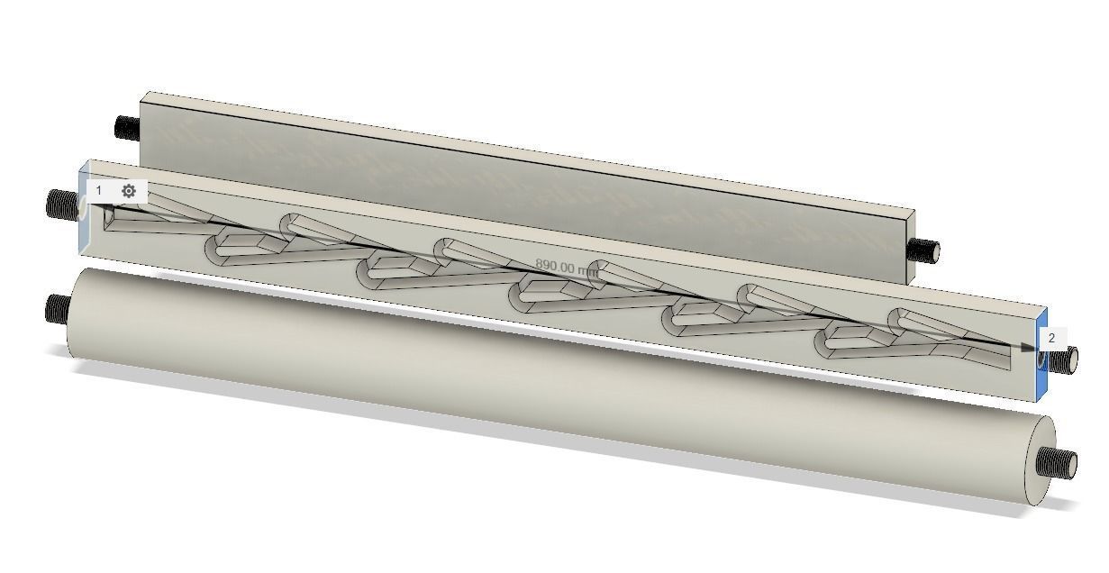 One way valve with no moving parts 3D print model_2