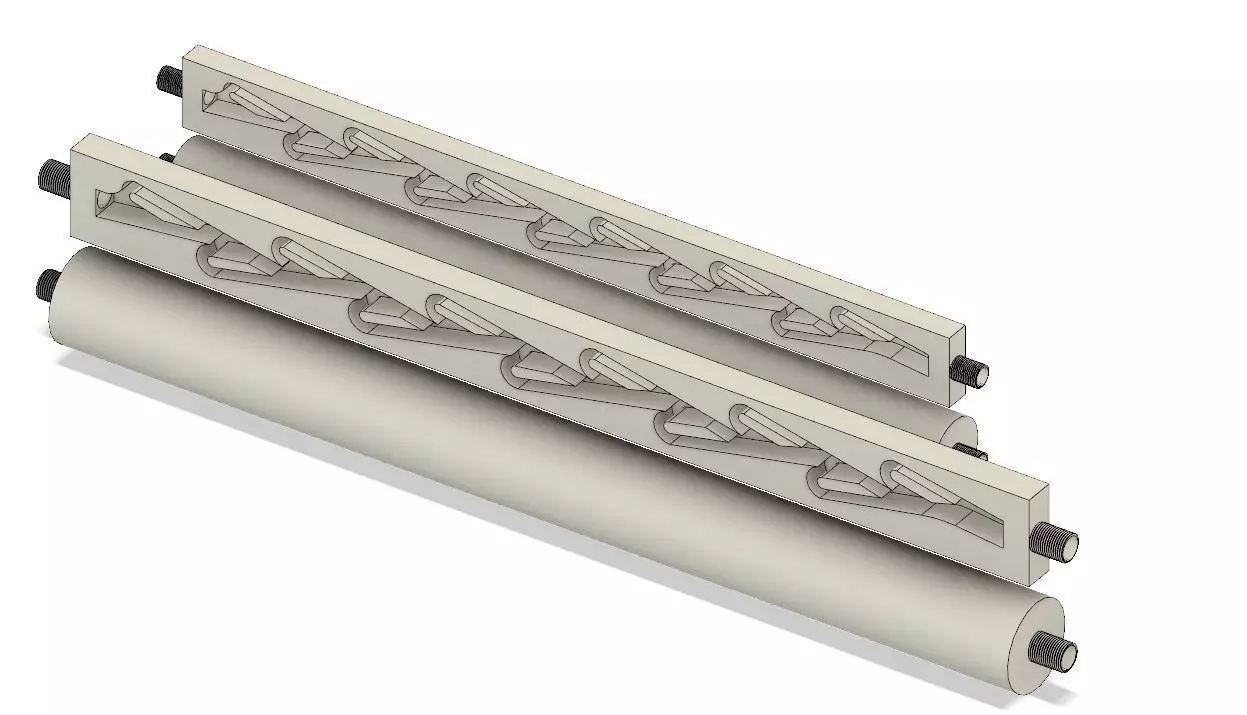 One way valve with no moving parts 3D print model_0