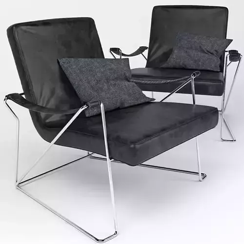 Super Hella MAURO LIPPARINI armchair 3D model