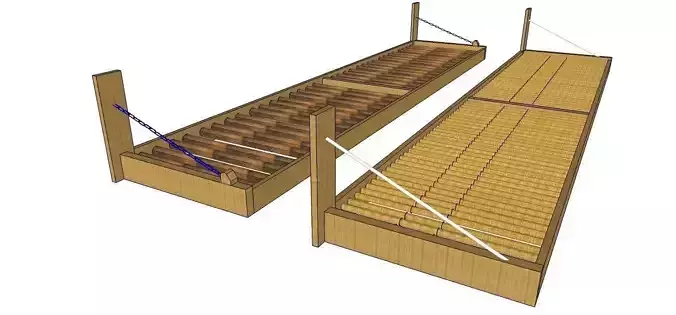 pergola BRAZILIAN Free 3D model