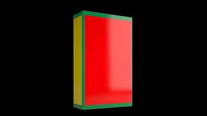 Product render 3D box