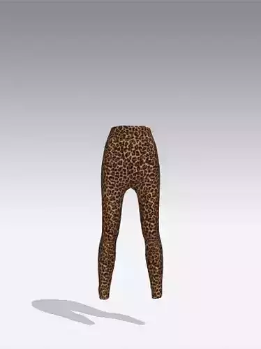 bottom pants tiger printed 3D print model