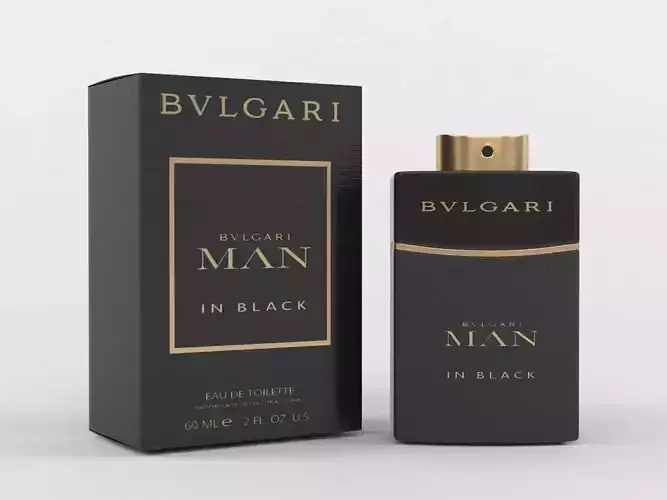 Bvlgari Man In Black Cologne Perfume Eau De Parfum Spray for Men 3D model