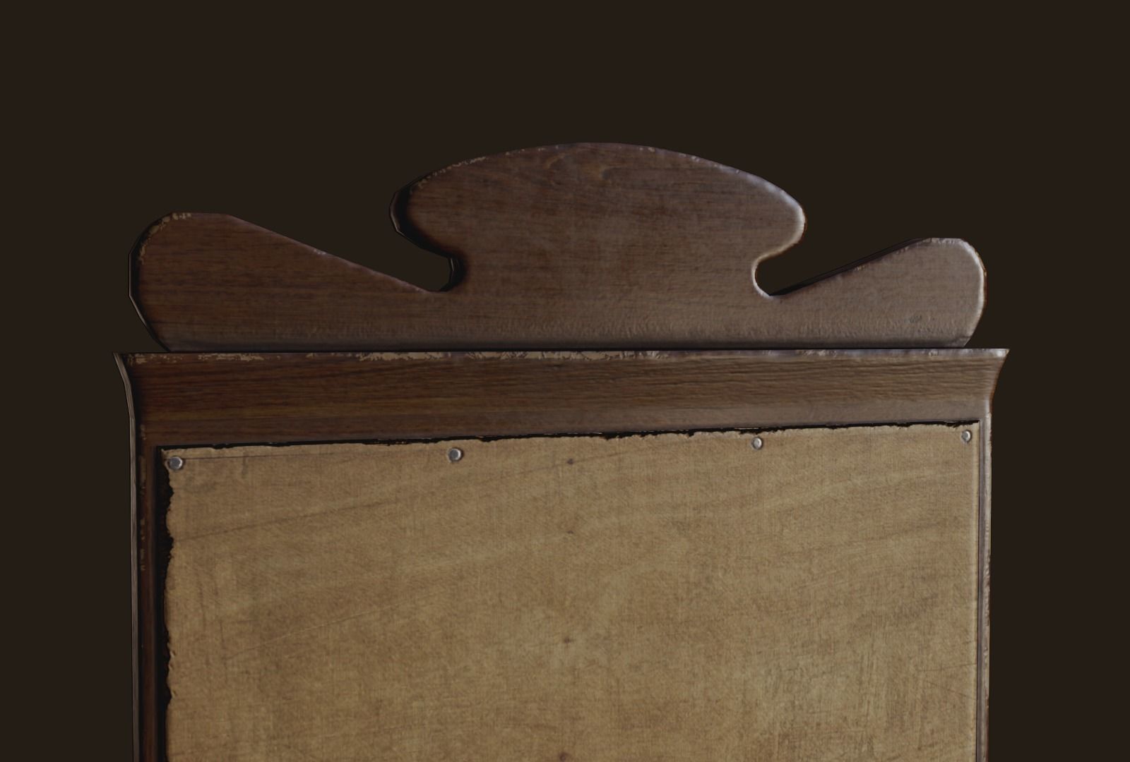 Dirty Mirror - PBR Game Ready Low-poly 3D model_5