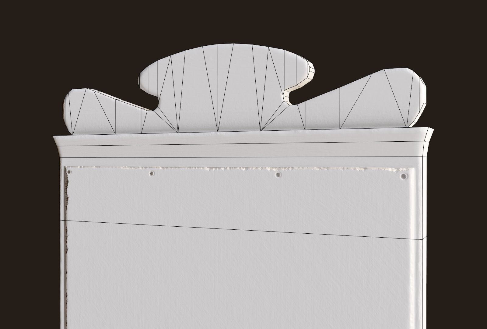 Dirty Mirror - PBR Game Ready Low-poly 3D model_7