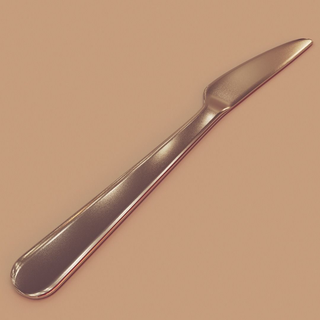 cutlery set spoon 3D model_6