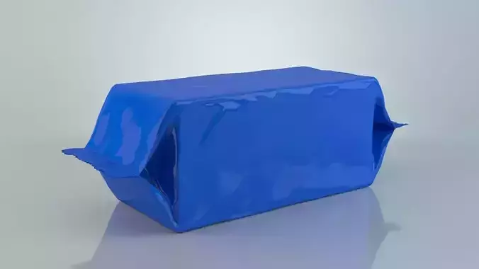 Product render Biscuit packet 3D model