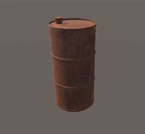 oil tank Free low-poly 3D model_1
