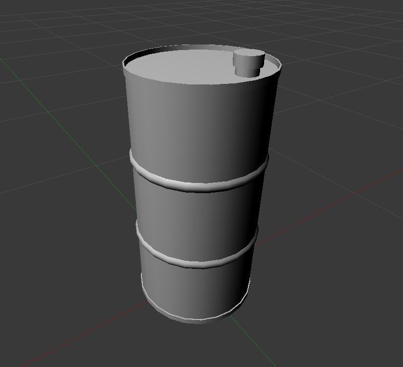 oil tank Free low-poly 3D model_3