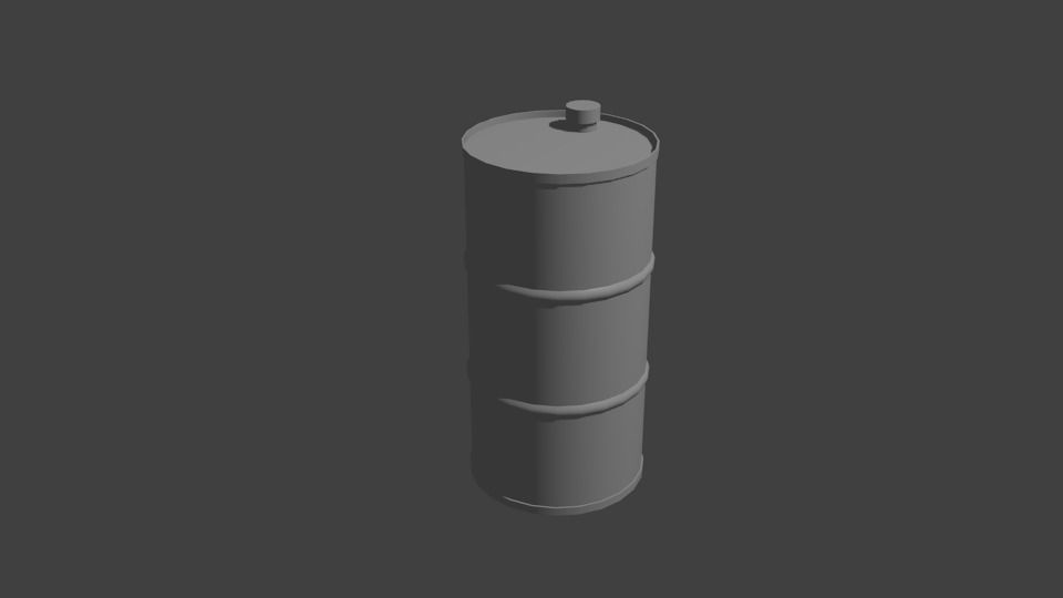 oil tank Free low-poly 3D model_2