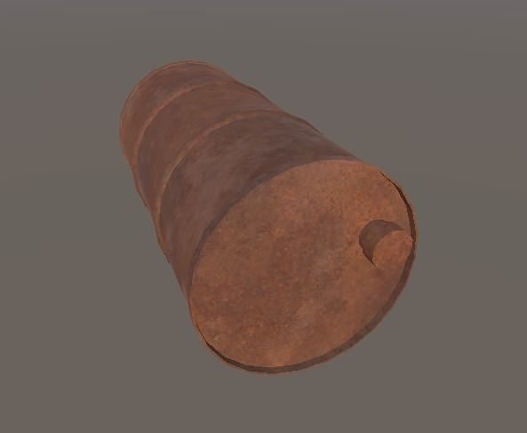 oil tank Free low-poly 3D model