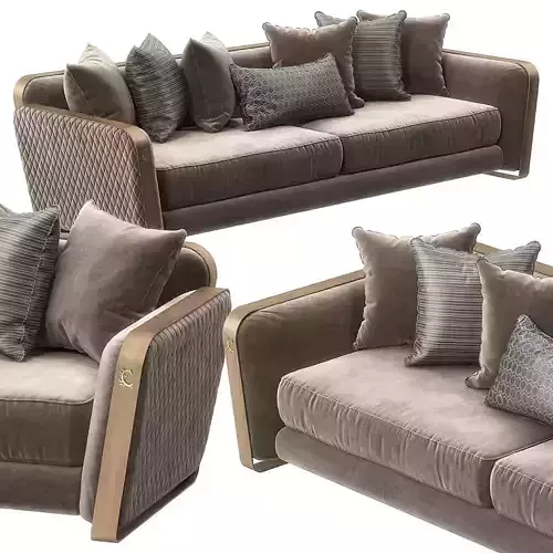 Voyage sofa by Cantori  3D model