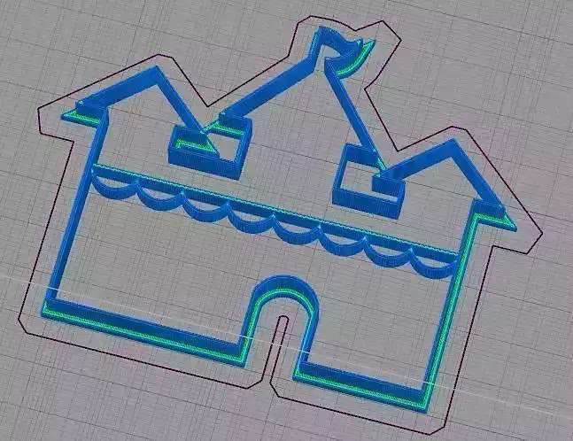 Castle Cookie Cutter 8cm