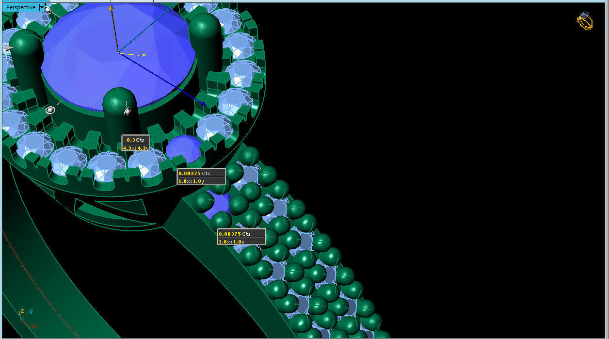 solitaire jewelry ring  3D print model_6