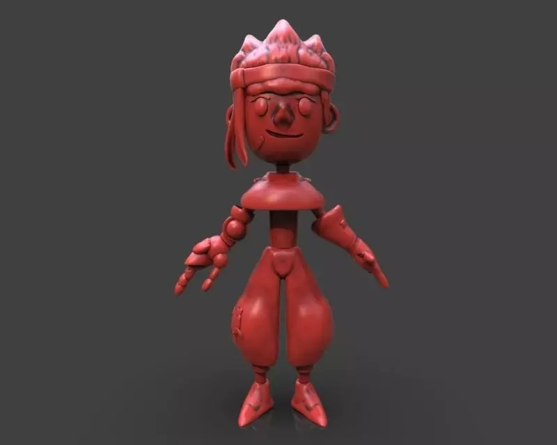 Wooden Boy 3D print model