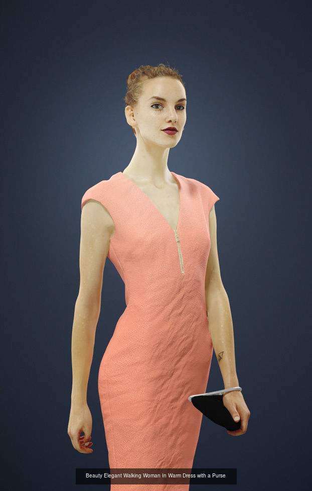 50x Scanned Man Woman People - Casual1-2-3 Sitting1 Office1 3D Model Collection_52