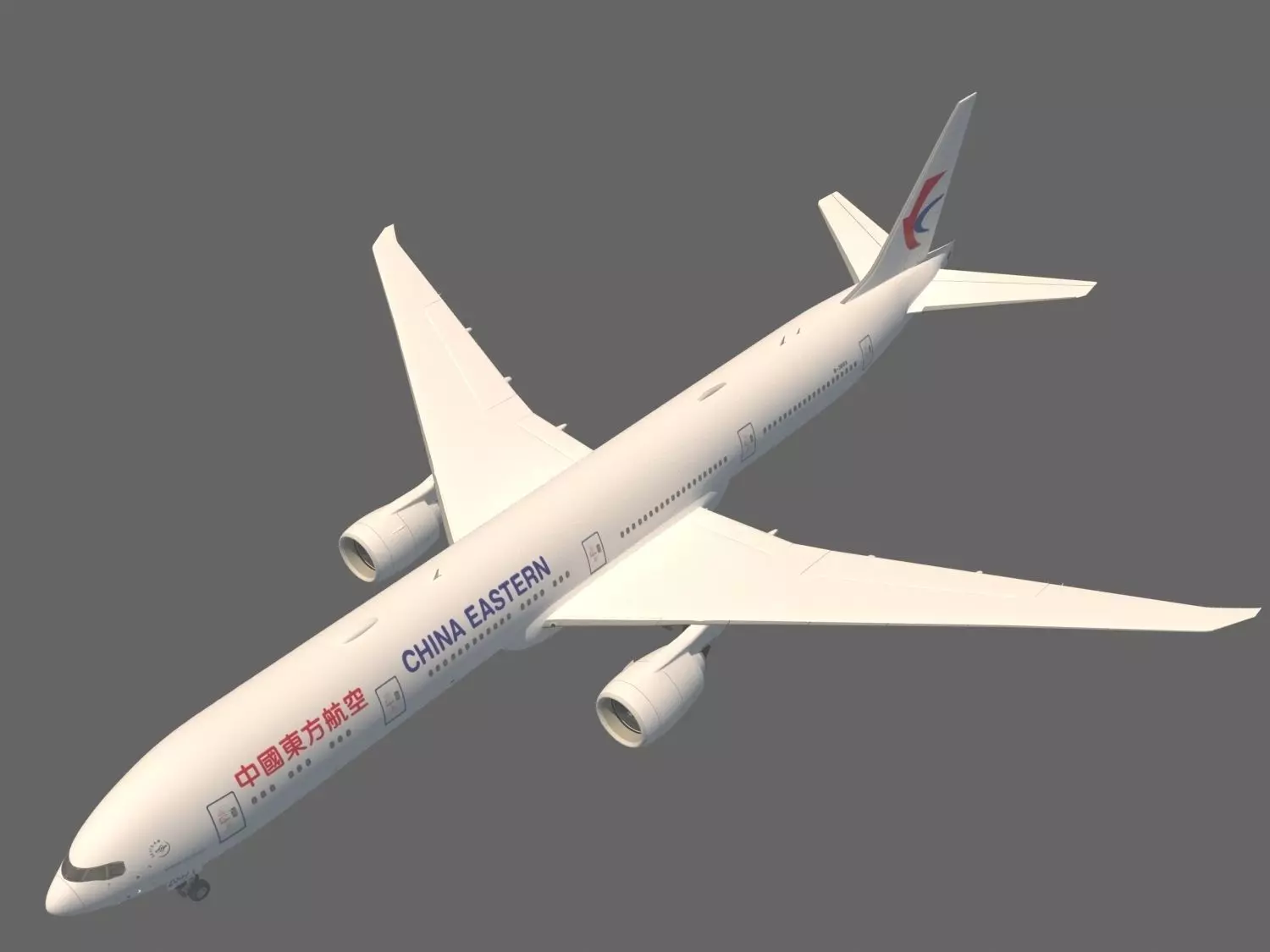 Boeing 777-300ER 3D model_0