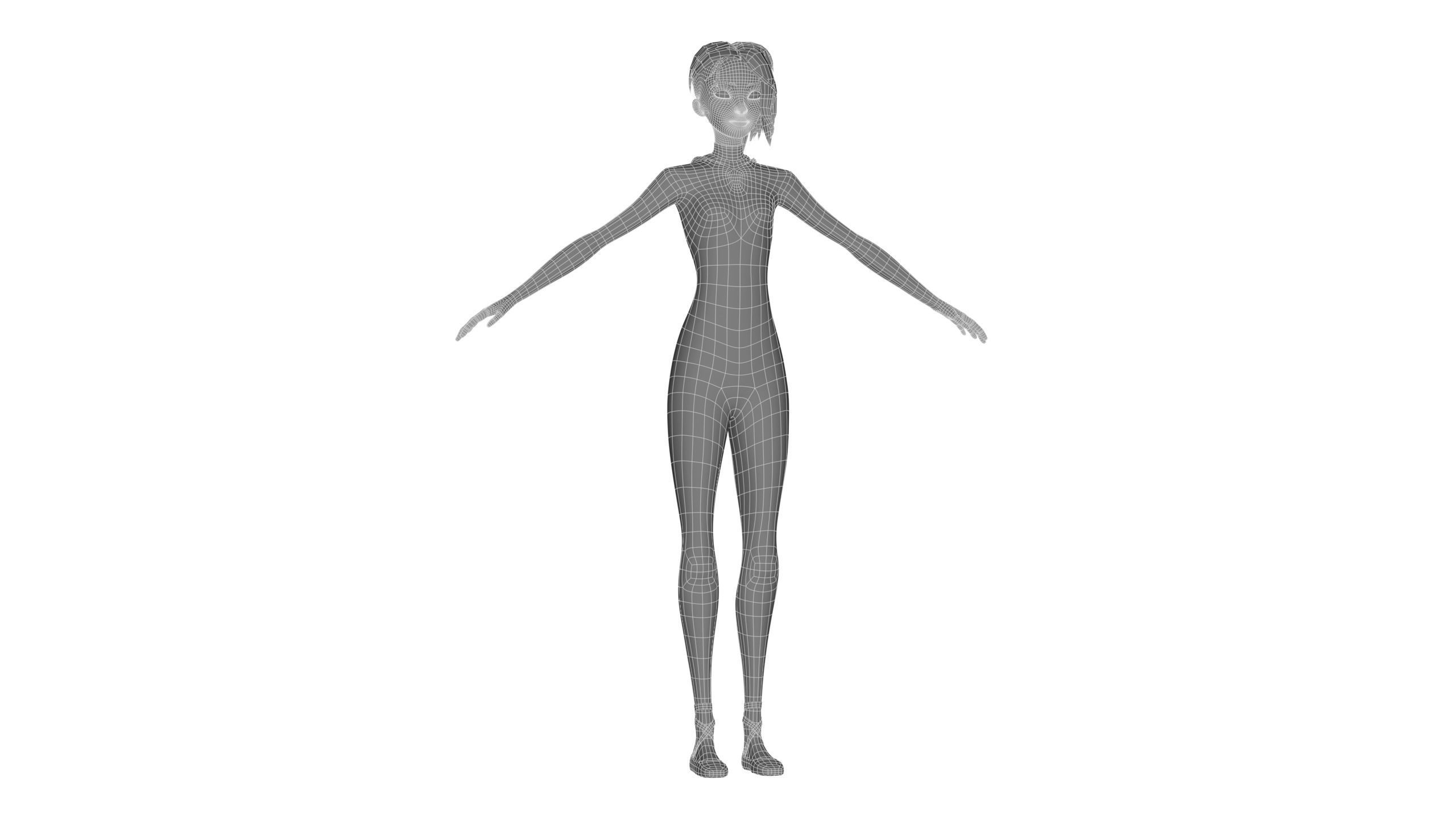 Gwen Stacy - Into the Spider-Verse Suit Version 3D model_3