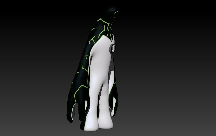 Ultra T alien figure 3D print model_1