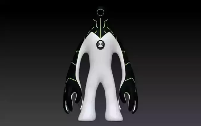 Ultra T alien figure 3D print model