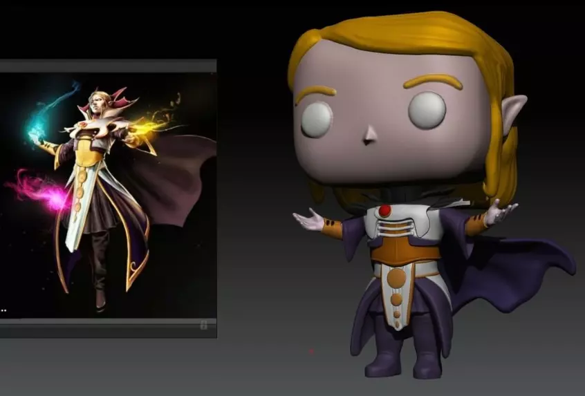 INVOKER DOTA FUNKOPOP 3D print model_0