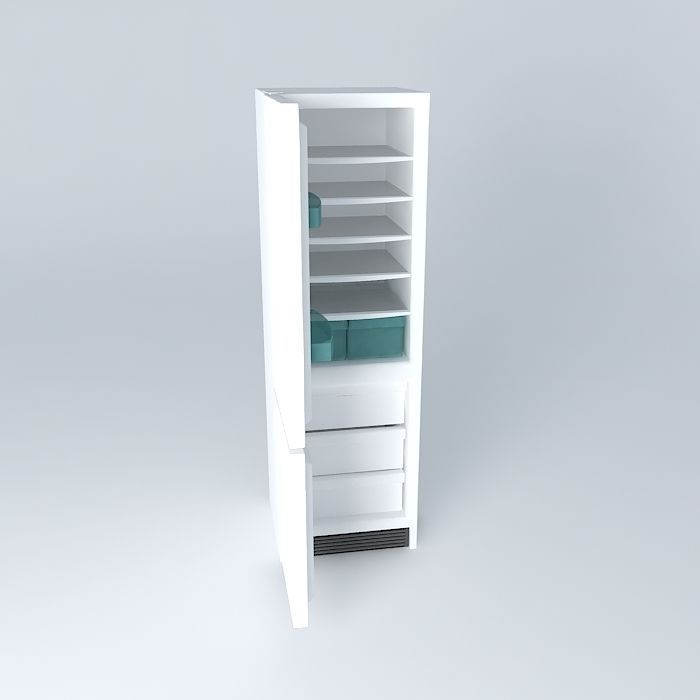 refrigerator cabinet Free 3D model_2