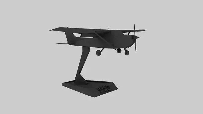 STL Cessna 172 Skyhaw 3D print model