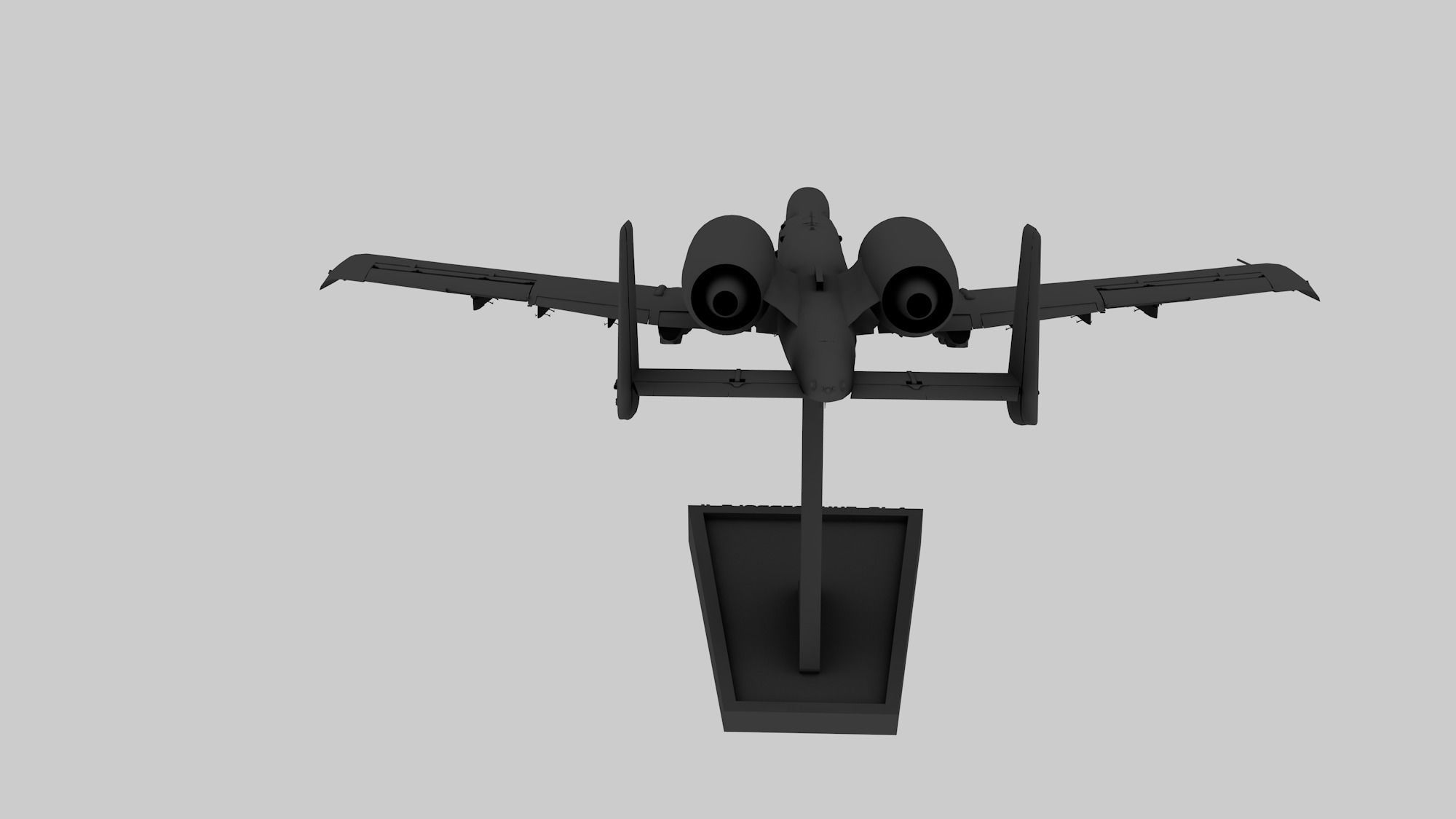 STL A-10 Thunderbolt II 3D print model_5
