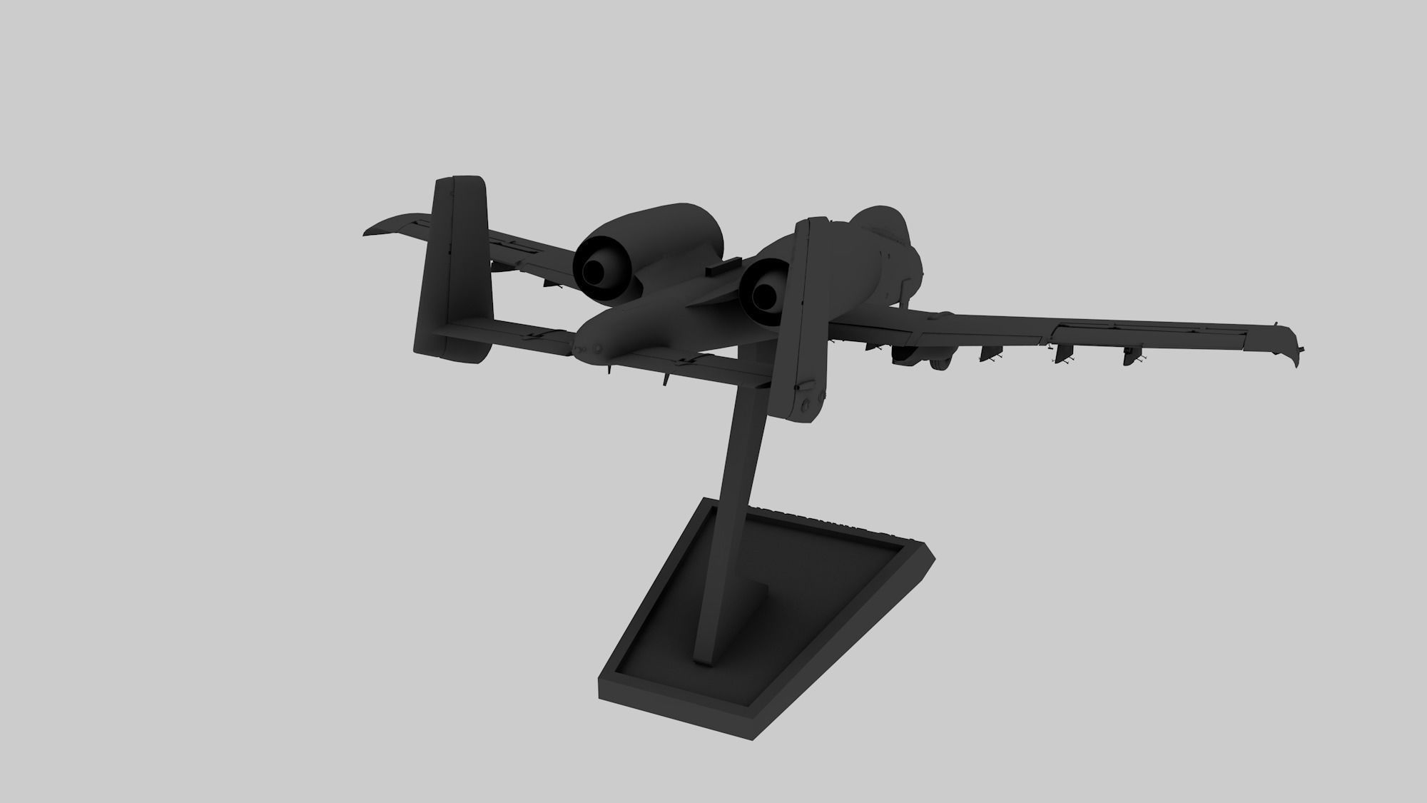 STL A-10 Thunderbolt II 3D print model_6