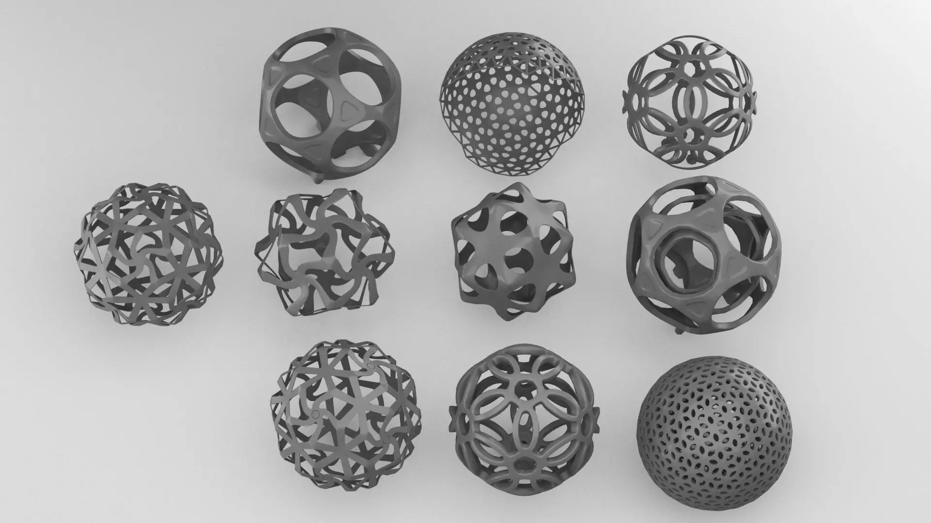 sphere custom pattern collection 3D model