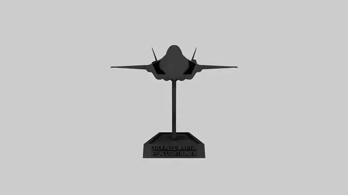 Lockheed Martin F-35A 3D print model
