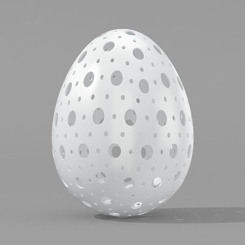 Egg Sculpture N003 3D print model