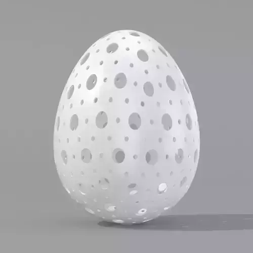Egg Sculpture N003 3D print model