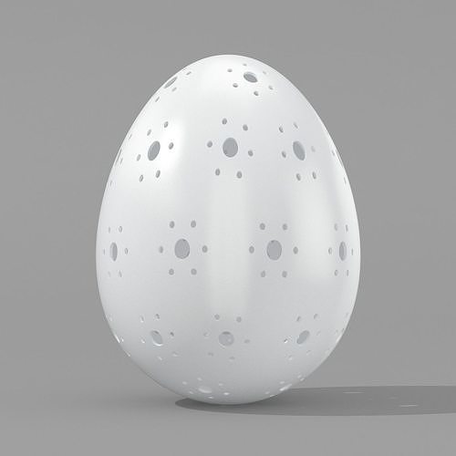 Egg Sculpture N004 3D print model