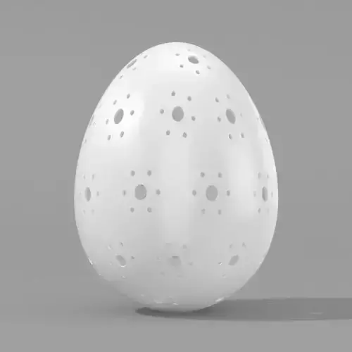 Egg Sculpture N004 3D print model