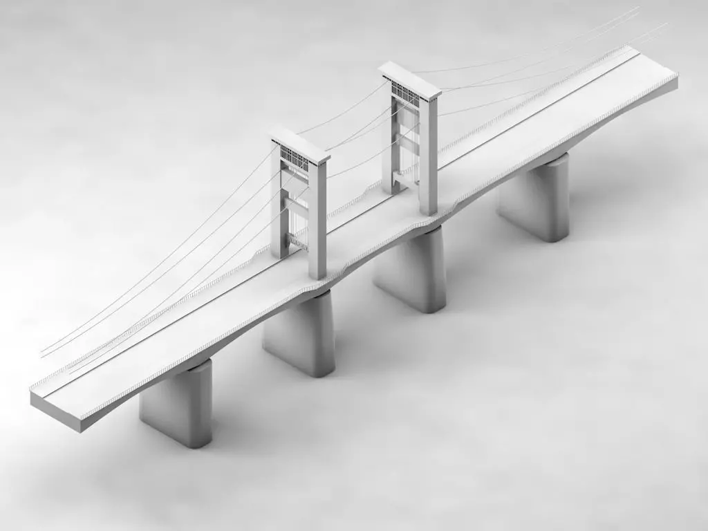 Ampera Bridge 3D model_0