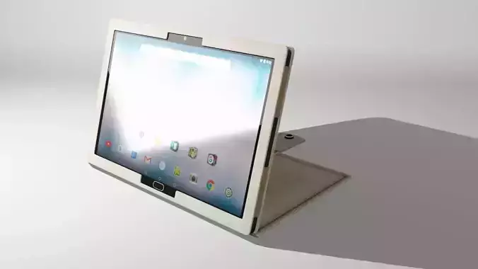 tablet with case 3D model