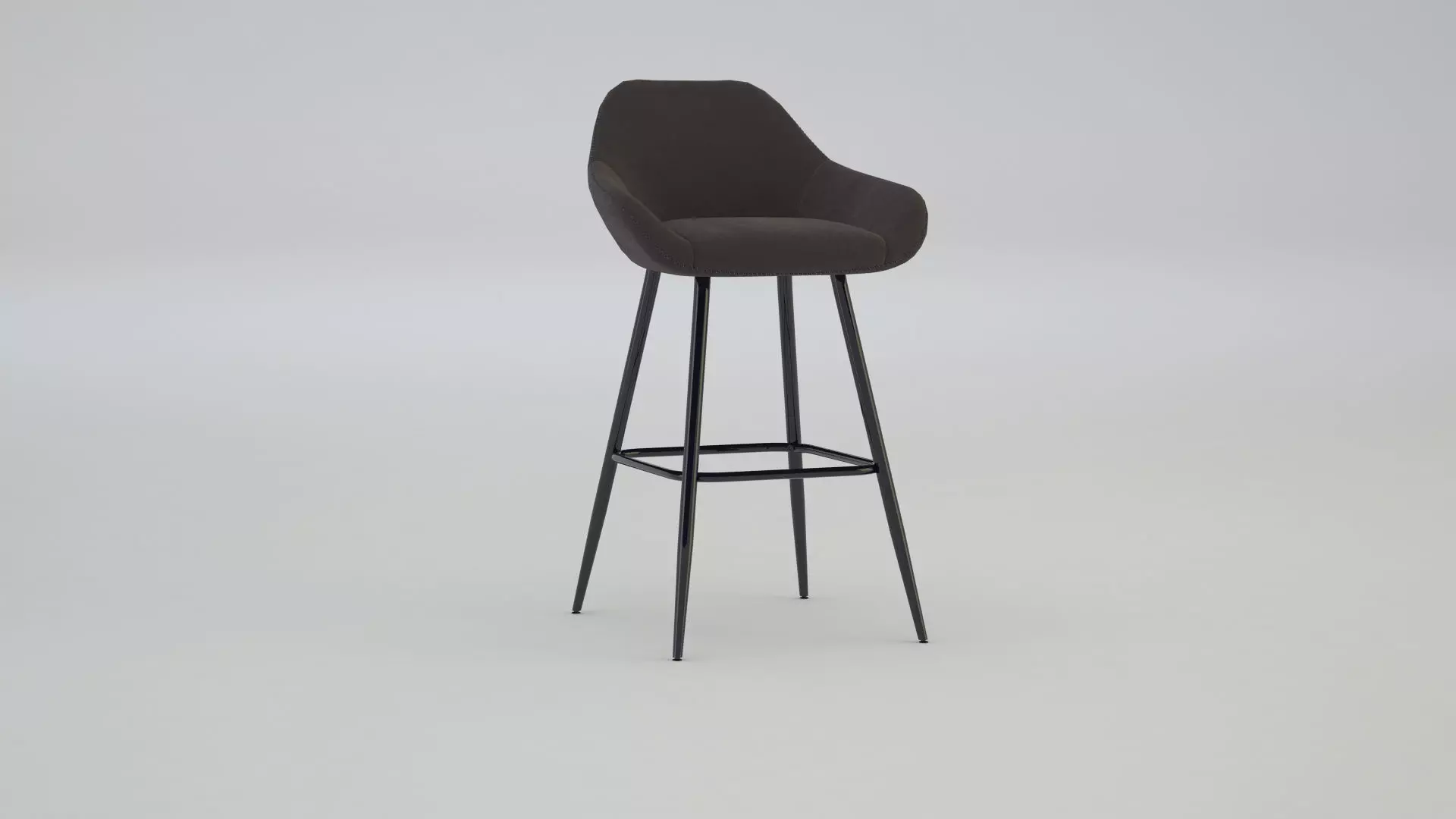 bar stool chair 3D model_0