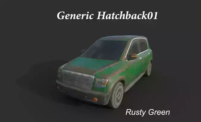Generic  Hatchback 01 Rusty Green