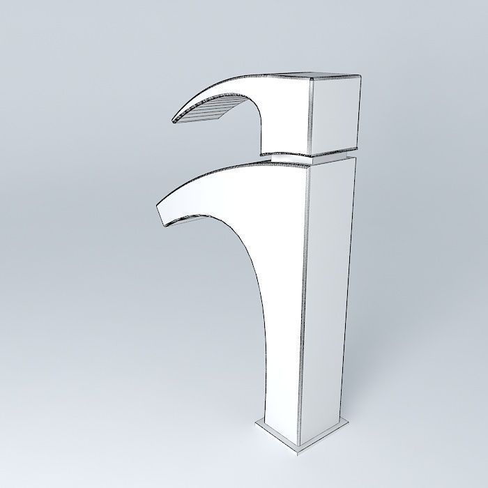 MIXER bathroom faucet Free 3D model_3