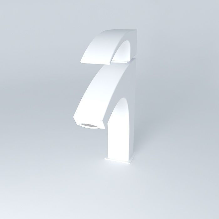 MIXER bathroom faucet Free 3D model_1