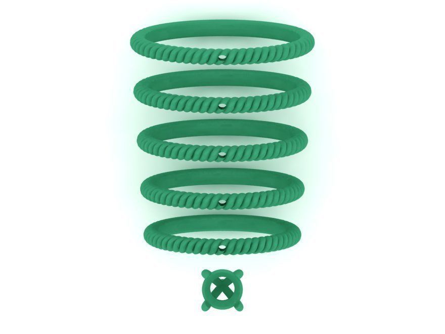 Rope design Engagement ring Solitaire ring 3dmodel  3D print model_13