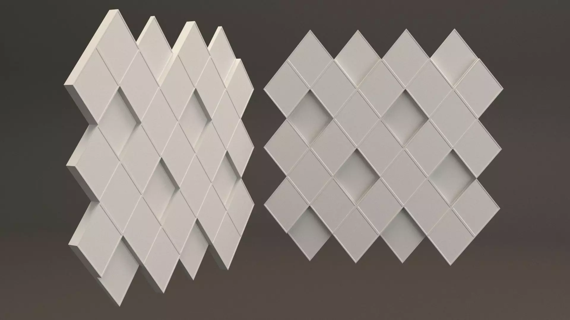 3d wall panel 3D model_0
