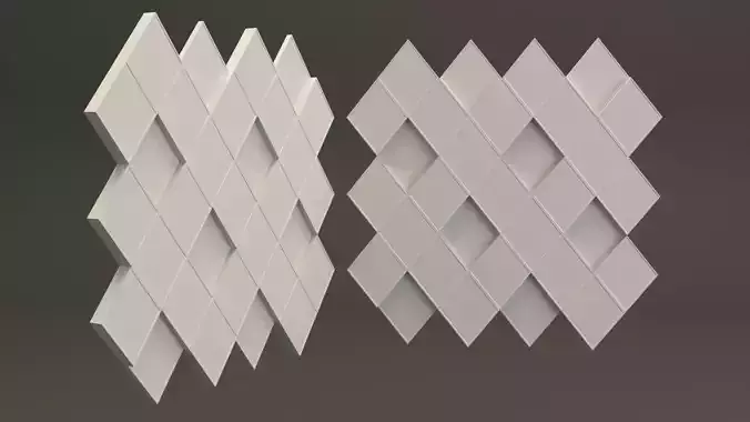 3d wall panel 3D model