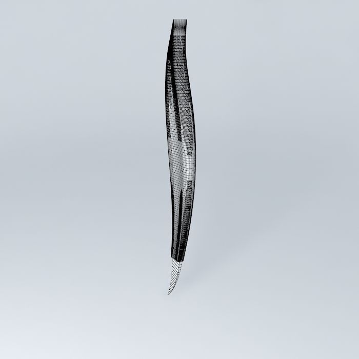 Knife for carving Free 3D model_4